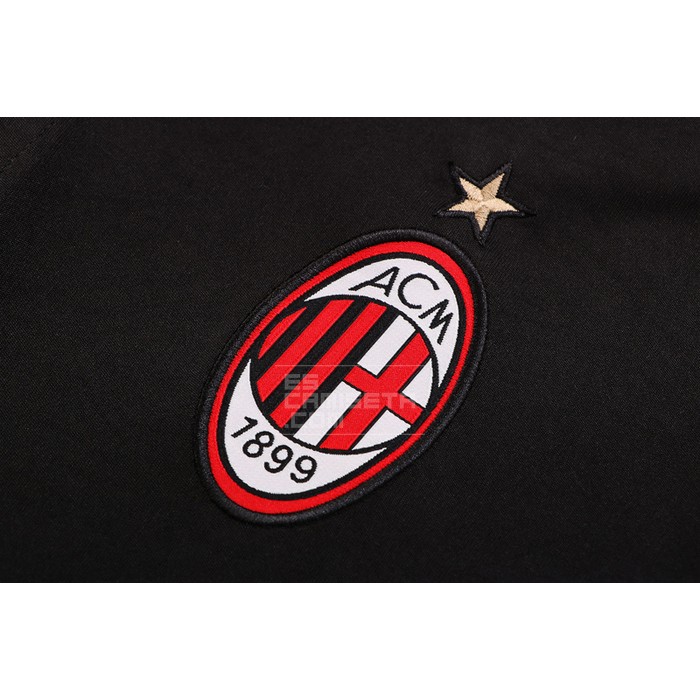 Camiseta Polo del AC Milan 2022-2023 Negro - Haga un click en la imagen para cerrar
